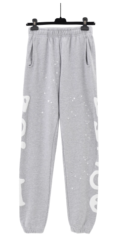 Sp5der Star Grey Pants