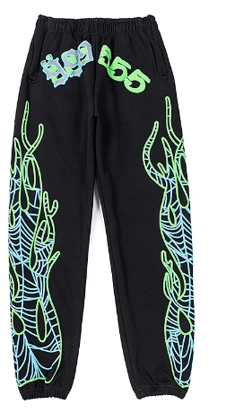 Sp5der x Juice WRLD Mixed Color Pants