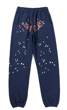 Sp5der SK8 Dark Blue Pants