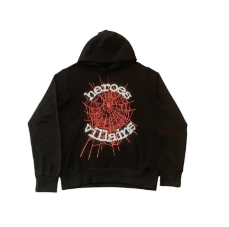 Sp5der Heroes and Villains Black Hoodie