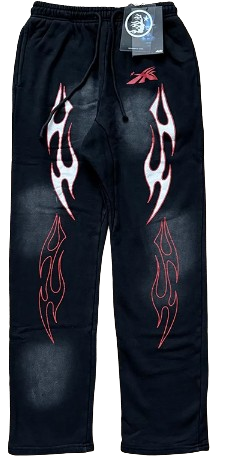 Hellstar Sports Future Flame Black Pants