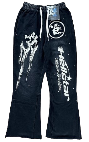 Hellstar Black Graphic Pants