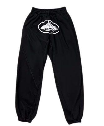 Corteiz Alcatraz Black White Monochrome Pants