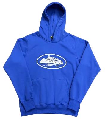 Corteiz Alcatraz Dark Blue Hoodie