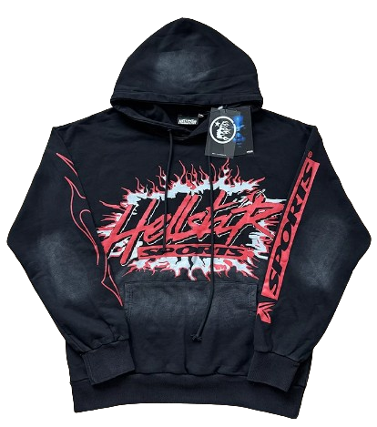 Hellstar Sports Future Flame Black Hoodie