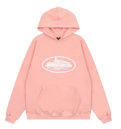 Corteiz Alcatraz Pink Hoodie
