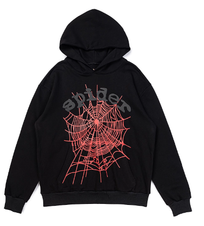 Sp5der Web Black Grey Hoodie