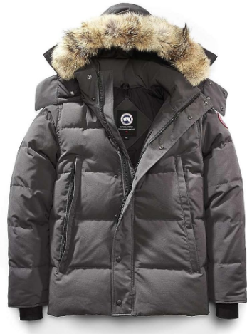 Canada Goose Wyndham Fur Parka Jacket Gray