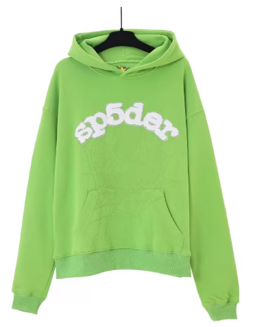 Sp5der Web Green Hoodie