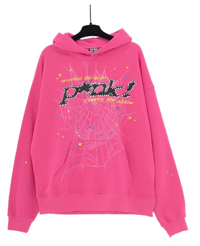 Sp5der Web Punk Pink Hoodie
