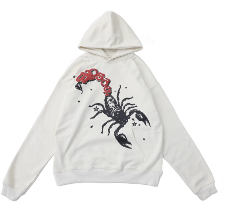 Sp5der Off-White Scorpion Hoodie