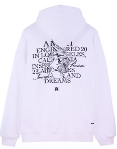 AMIRI Dream Team White Hoodie