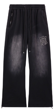 AMIRI Hollywood Distressed Black Pants