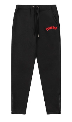 TRAPSTAR Irongate Chenille Arch Black/Red Pants