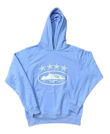 Corteiz 4Starz Alcatraz Blue Hoodie