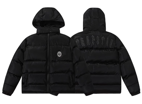 Trapstar Irongate Detachable Hooded Puffer Jacket - Black