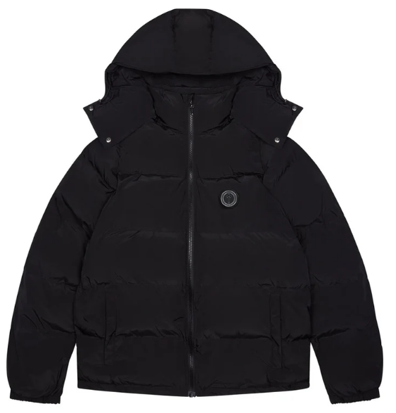 Trapstar Irongate Detachable Hooded Puffer Jacket - Black