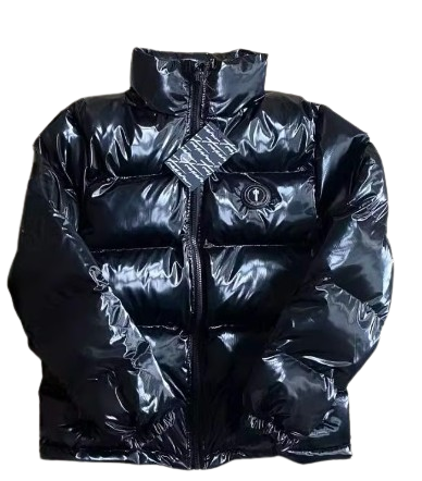 Trapstar Irongate Detachable Hooded Puffer Jacket - Gloss Black