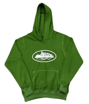 Corteiz Alcatraz Green Hoodie