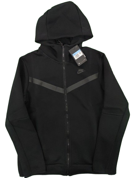 Nike Tech Fleece Black Zip Up