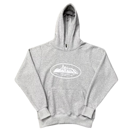 Corteiz Alcatraz Grey Hoodie