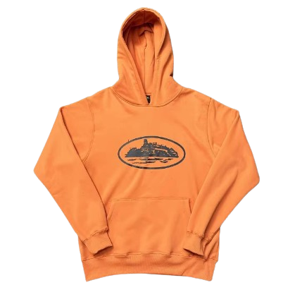 Corteiz Alcatraz Orange Hoodie