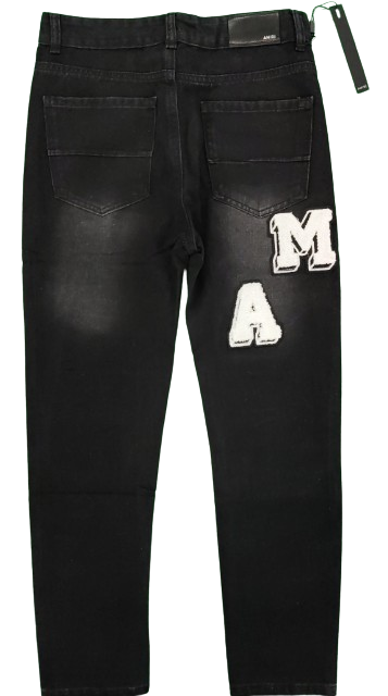 AMIRI Varsity Black Pants