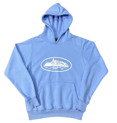 Corteiz Alcatraz Blue Hoodie