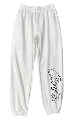 Corteiz Satin AllStarz White Pants