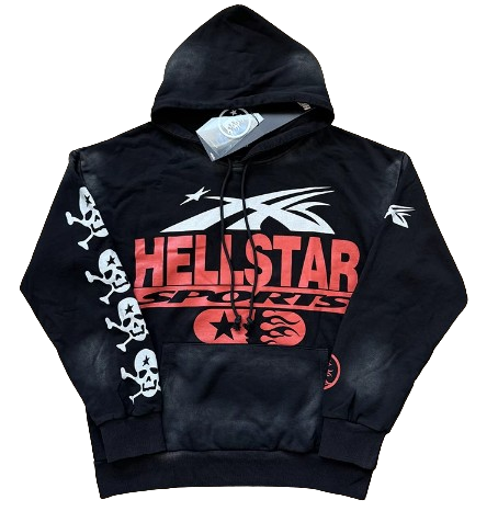 Hellstar Washed Black Hoodie