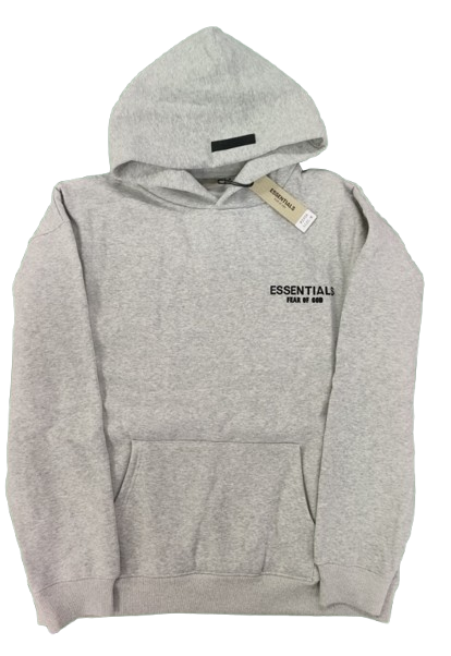 Essentials Fear of God Hoodie Light Gray