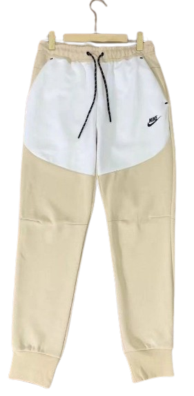Nike Tech Fleece Khaki and White Pants