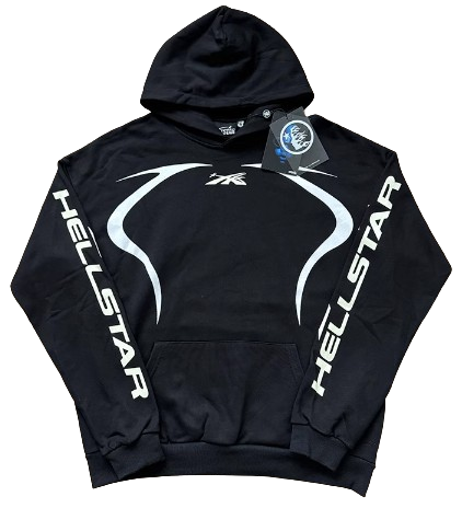 Hellstar Jet Black Sports Hoodie