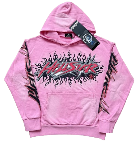 Hellstar Brainwashed Pink Hoodie